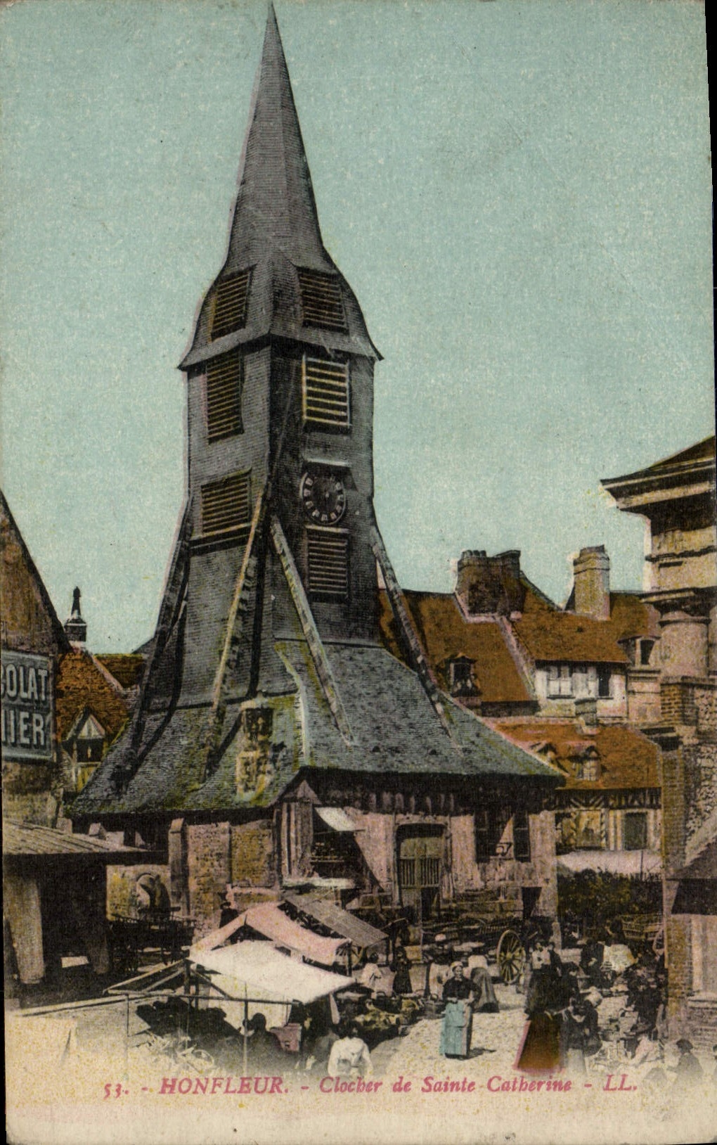 CPA Honfleur Clocher de Ste Catherine