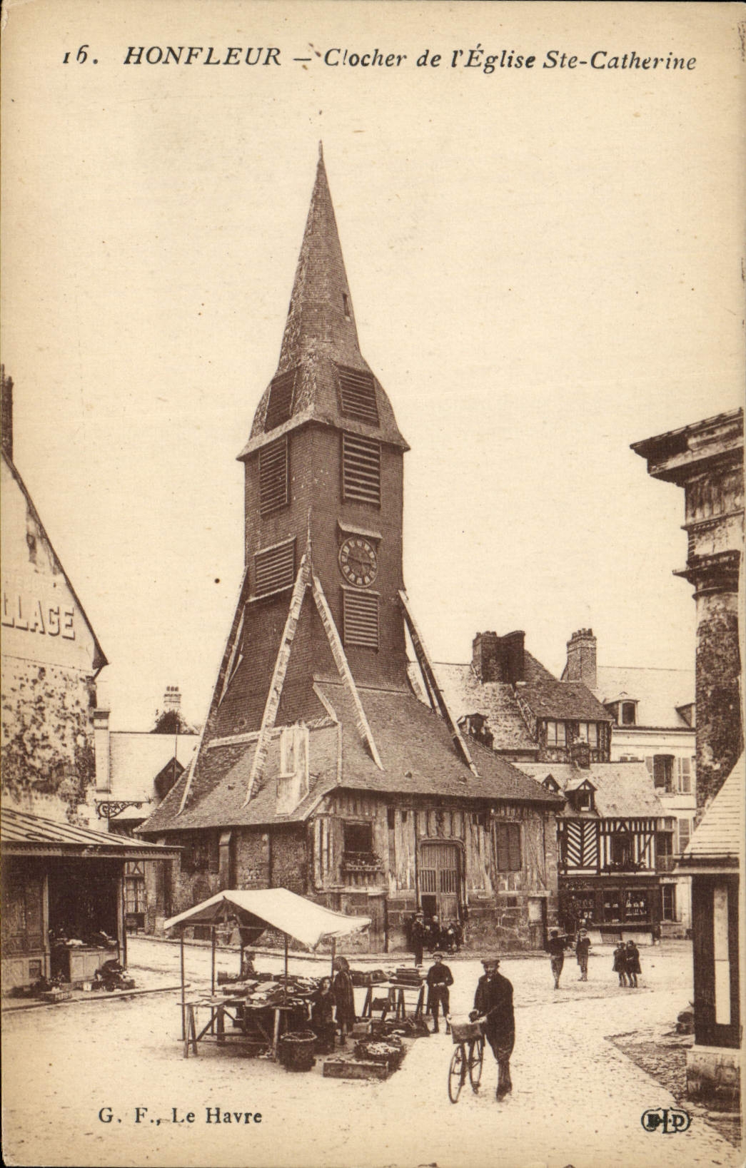 CPA Honfleur Eglise Sainte Catherine