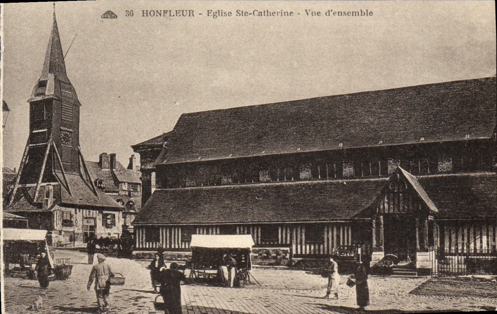 CPA Honfleur L'Eglise Ste Catherine