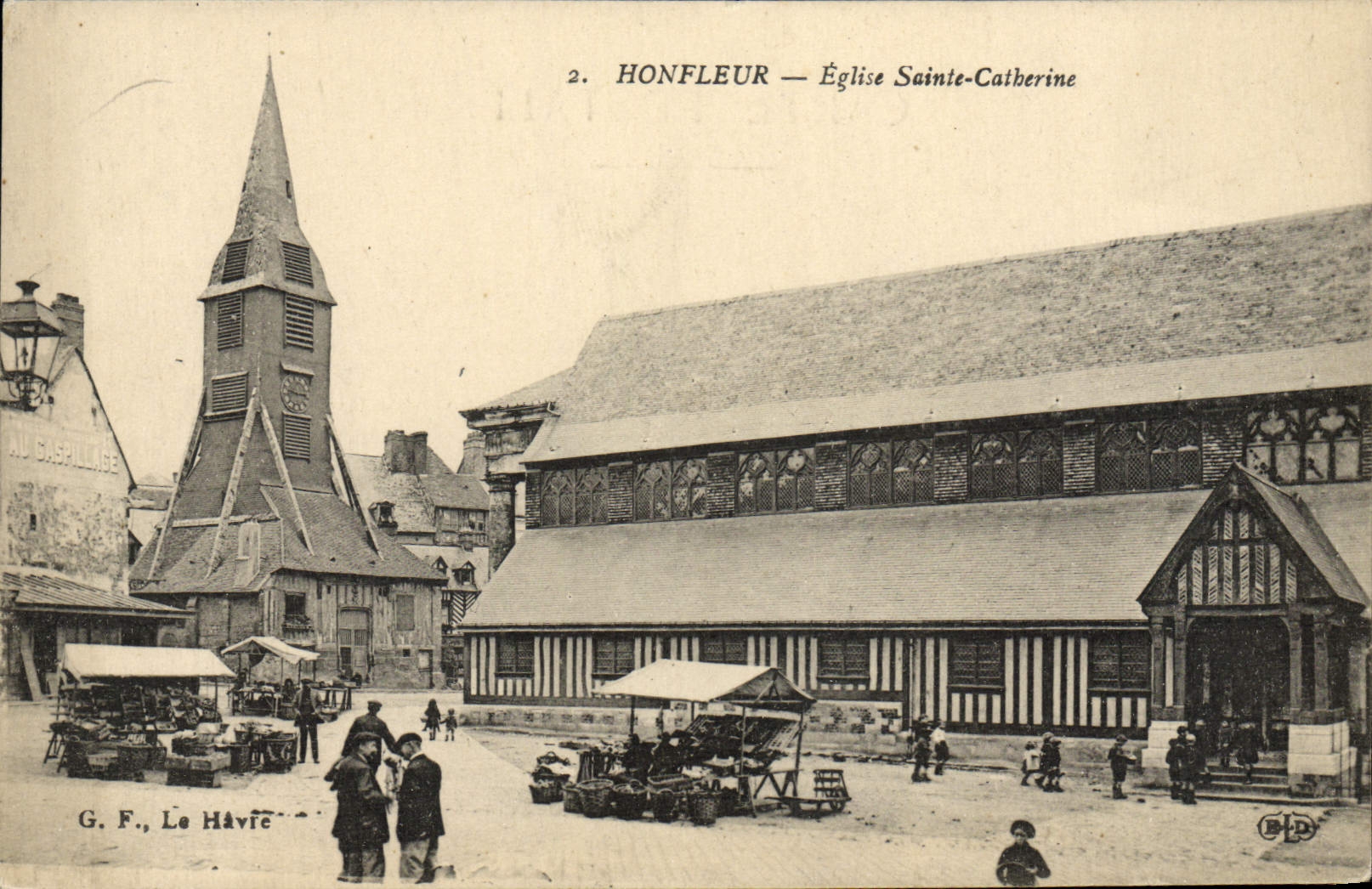 CPA Honfleur L'Eglise Ste Catherine