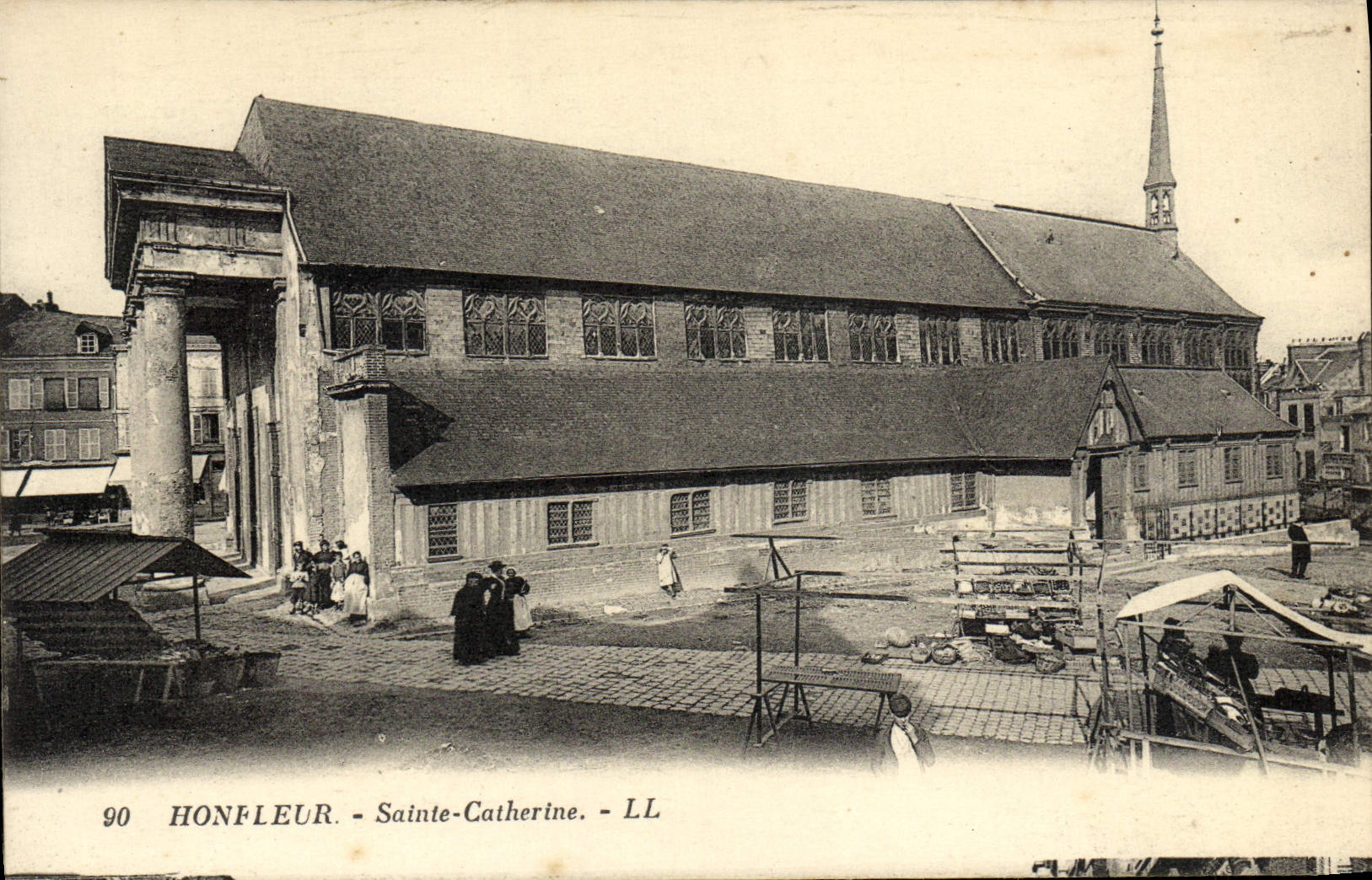 CPA Honfleur L'Eglise Ste Catherine