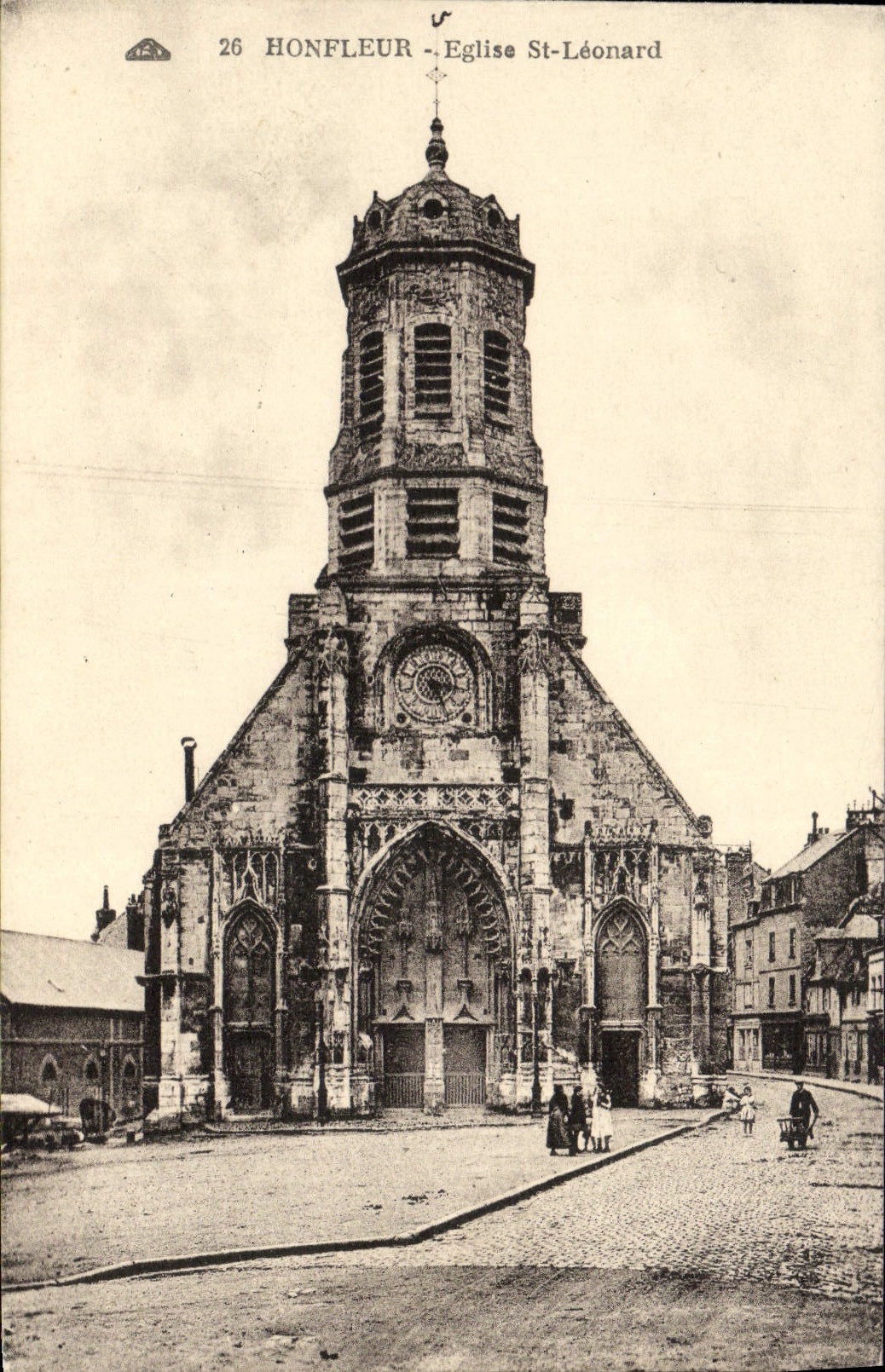 CPA Honfleur L'Eglise St Leonard