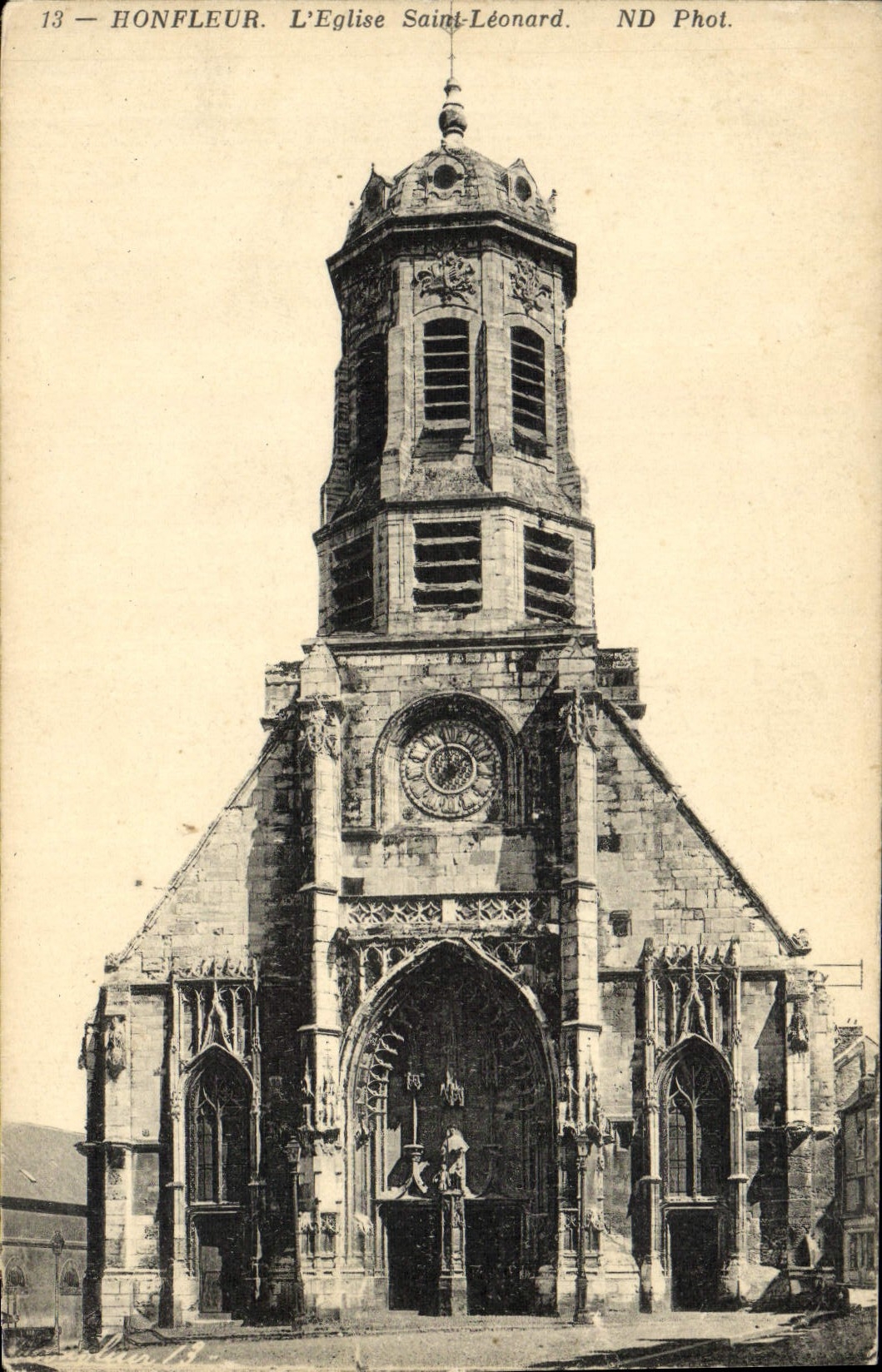 CPA Honfleur L'Eglise Saint Leonard