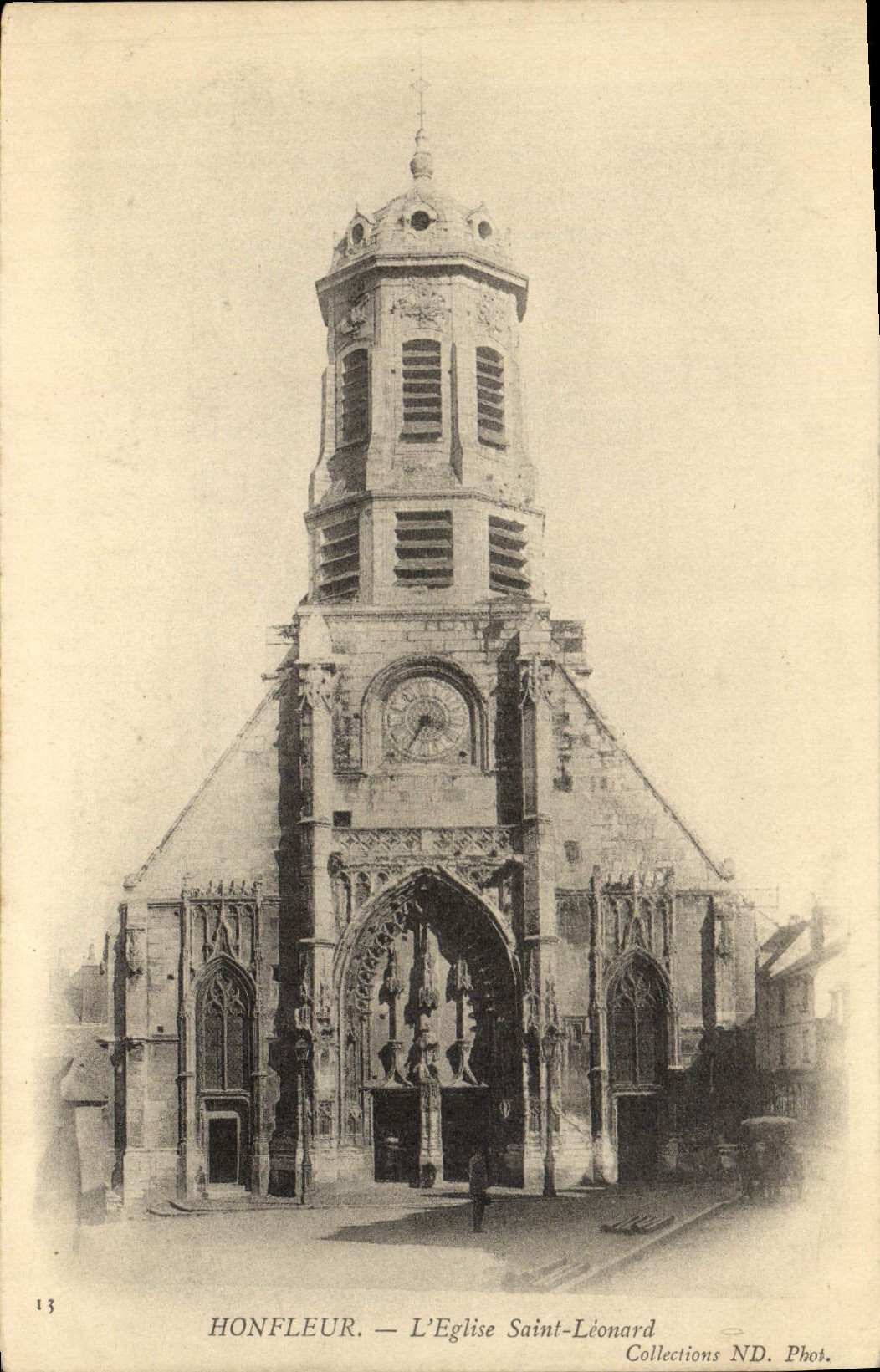CPA Honfleur L'Eglise Saint Leonard