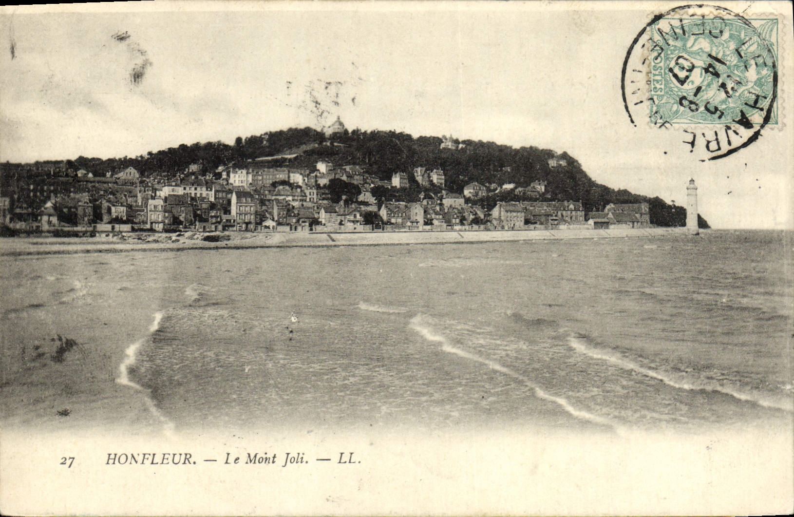 CPA Honfleur Le Mont Joli