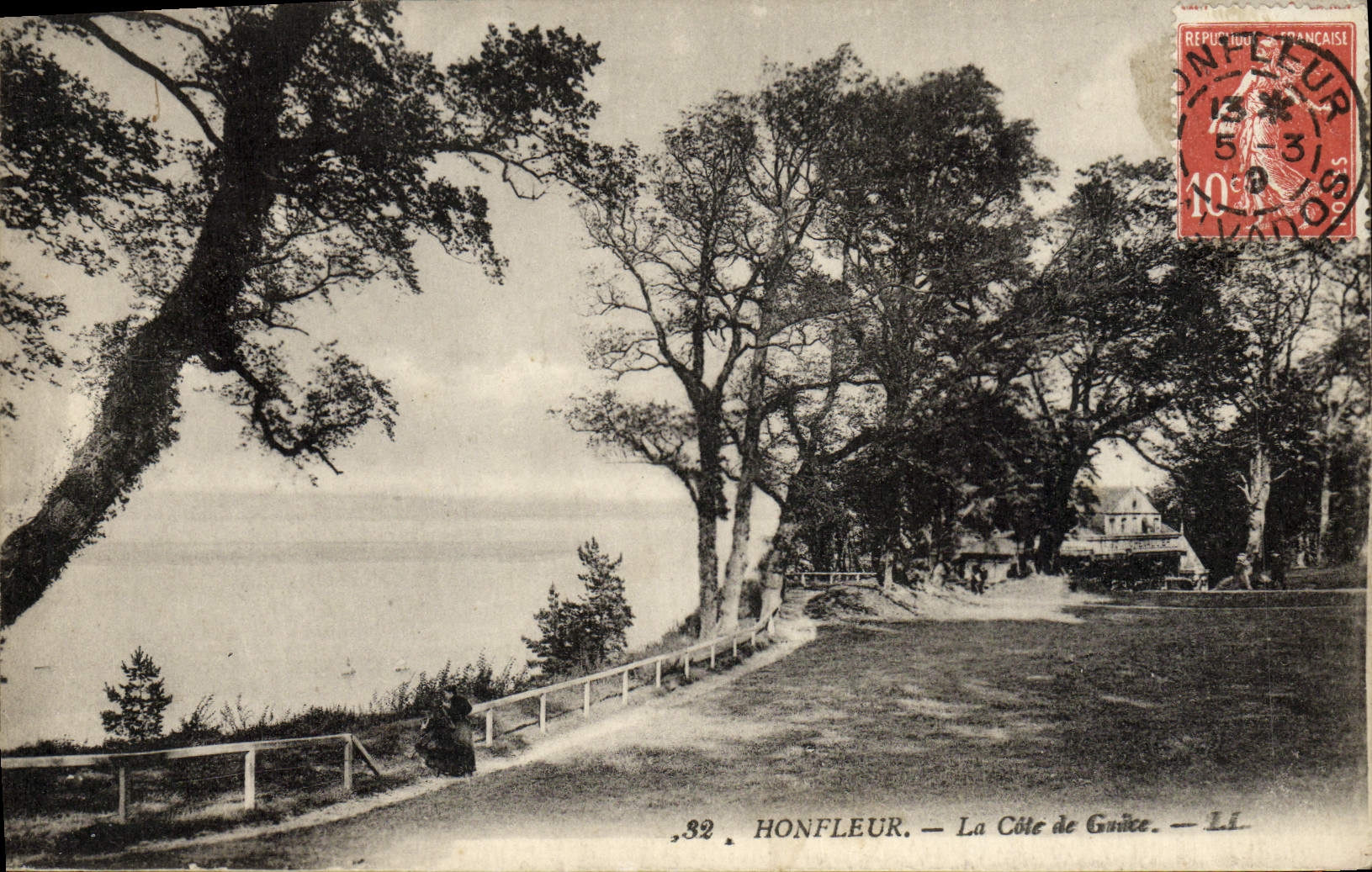 CPA Honfleur La Cote de Grace
