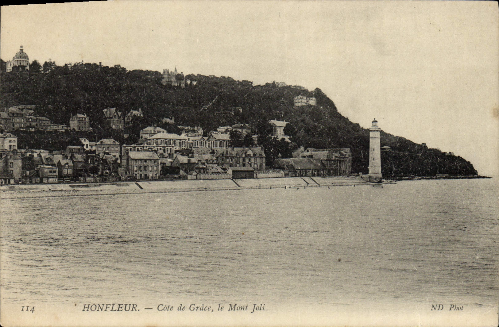 CPA Honfleur Le Mont Joli