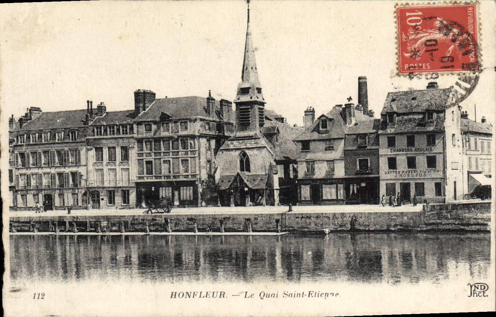 CPA Honfleur Le Quai Saint Etienne 