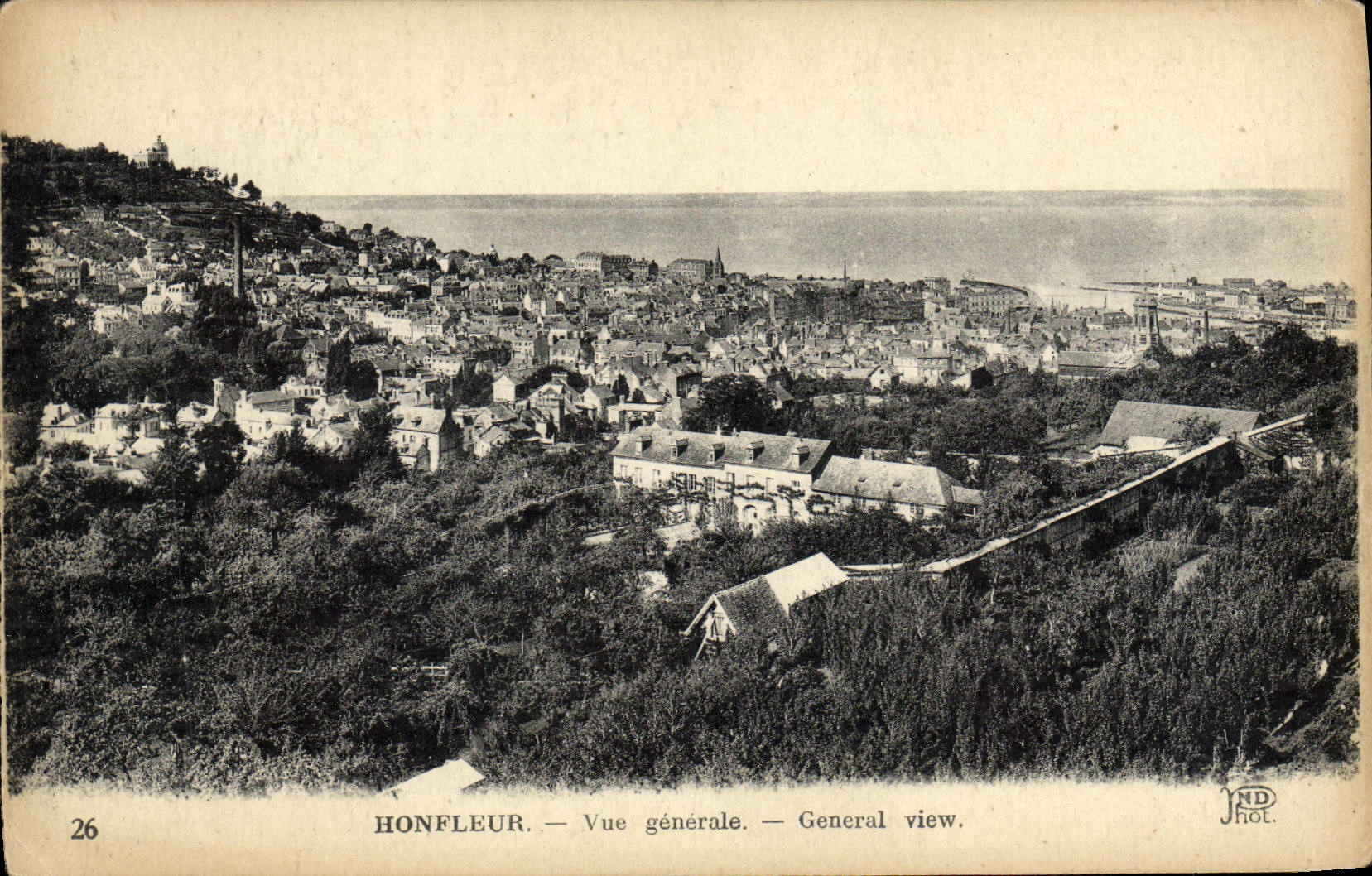 CPA Honfleur Vue generale 
