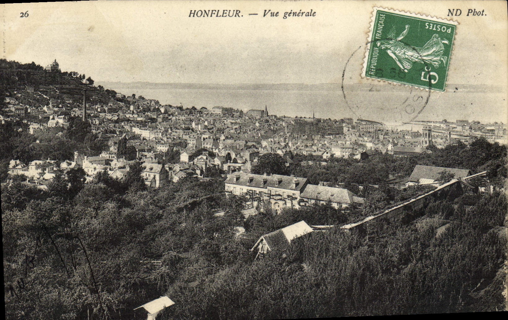CPA Honfleur Vue generale 