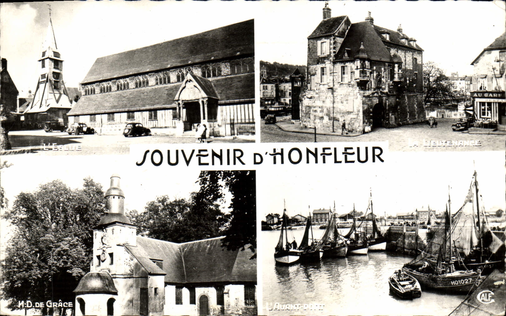 CPM Souvenir d'Honfleur 