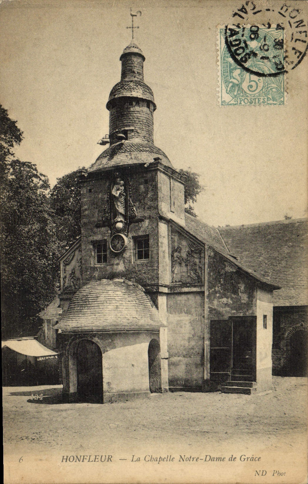 CPA Honfleur La Chapelle Notre Dame de Grace