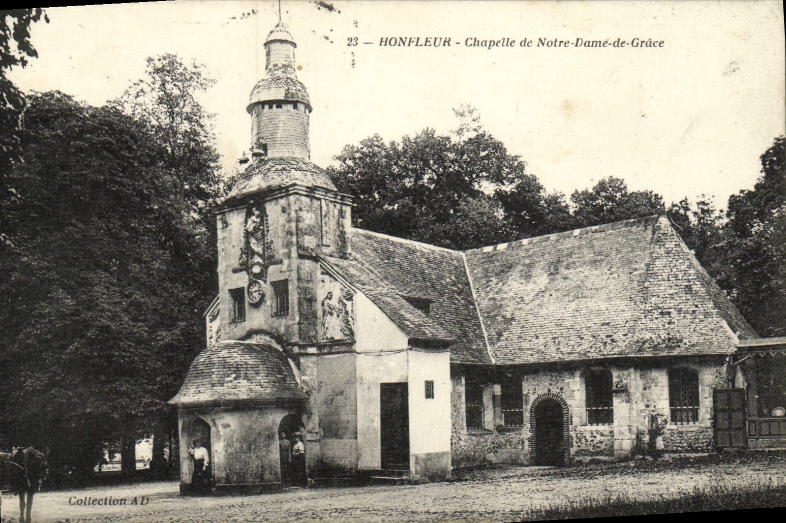 CPA Honfleur Chapelle de Notre Dame de Grace