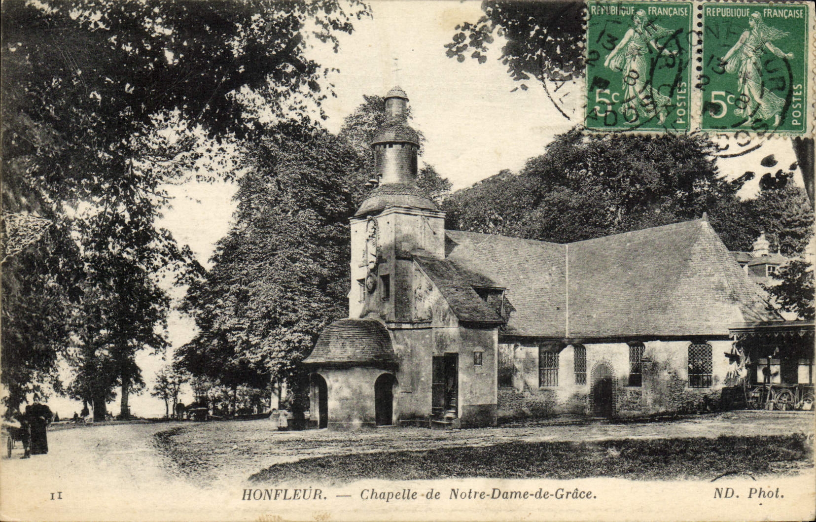 CPA Honfleur Chapelle de Notre Dame de Grace 