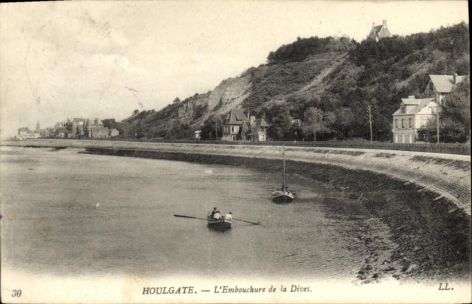 CPA Honfleur L'Embouchure de la Dives 