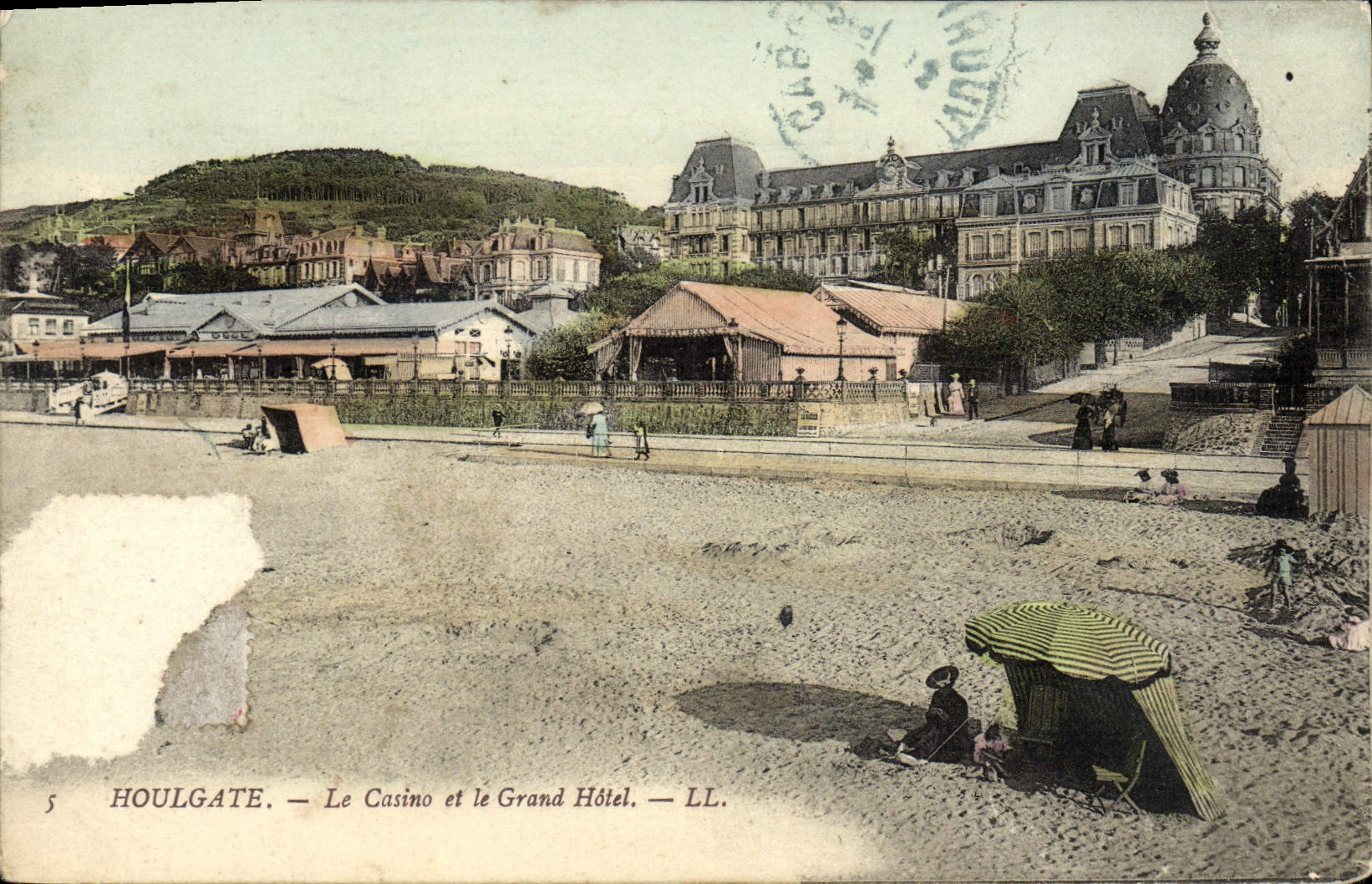 CPA Honfleur Le Casino et le Grand Hotel