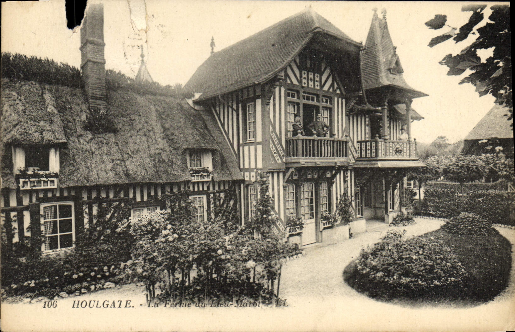 CPA Houlgate La ferme du Lieu Marot
