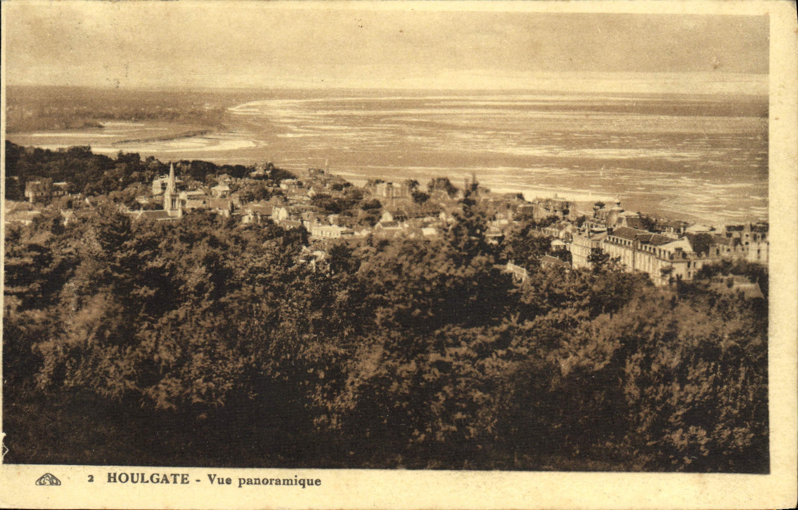 CPA Houlgate Vue panoramique 