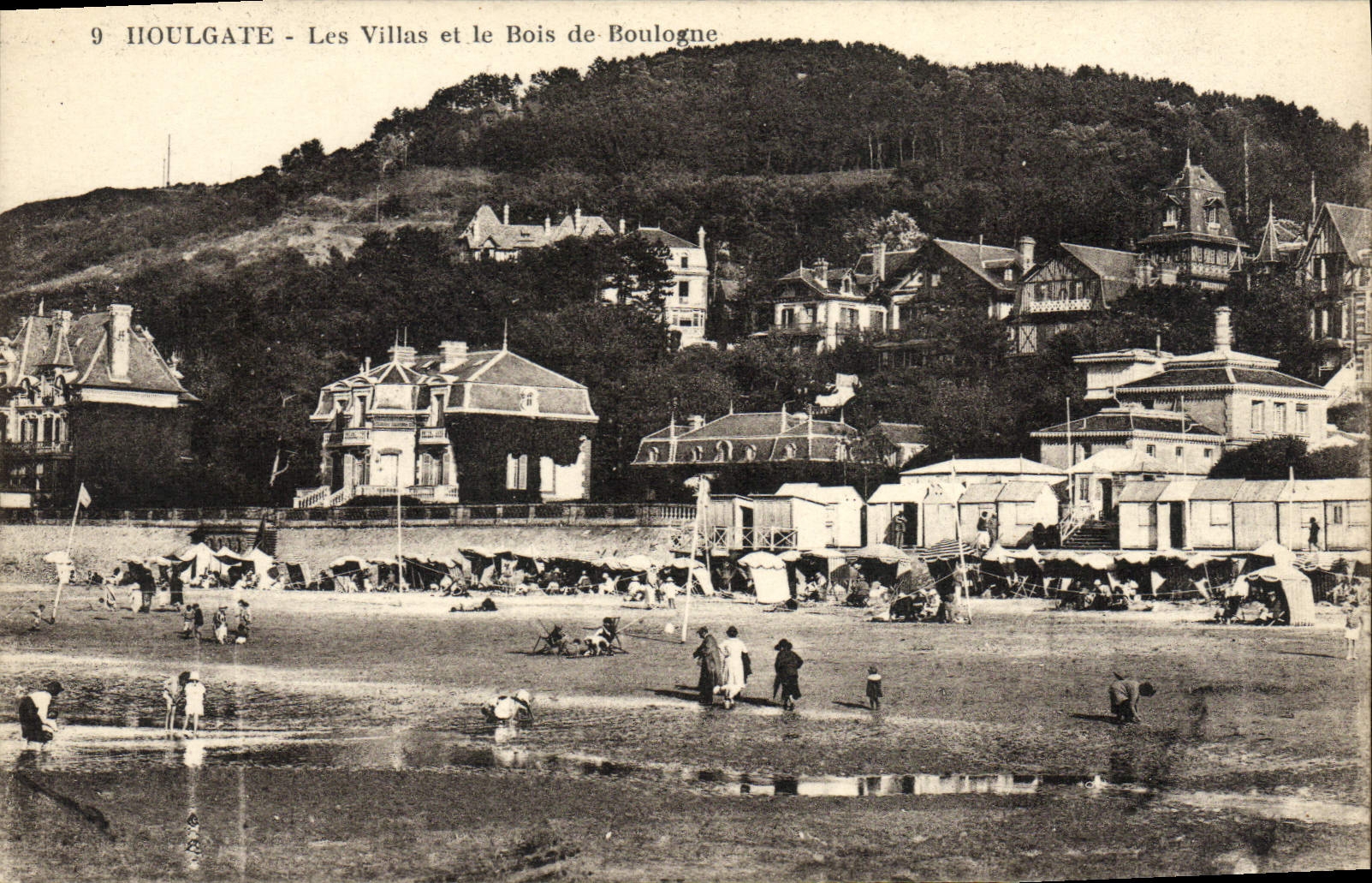 CPA Houlgate Les Villas et le Bois de Boulogue