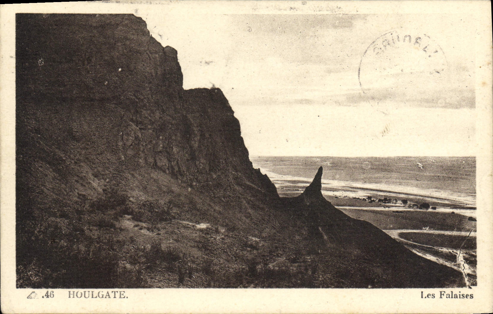 CPA Houlgate Les Falaises