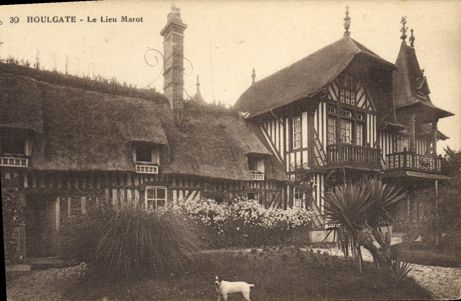 CPA Houlgate Le Lieu Marot