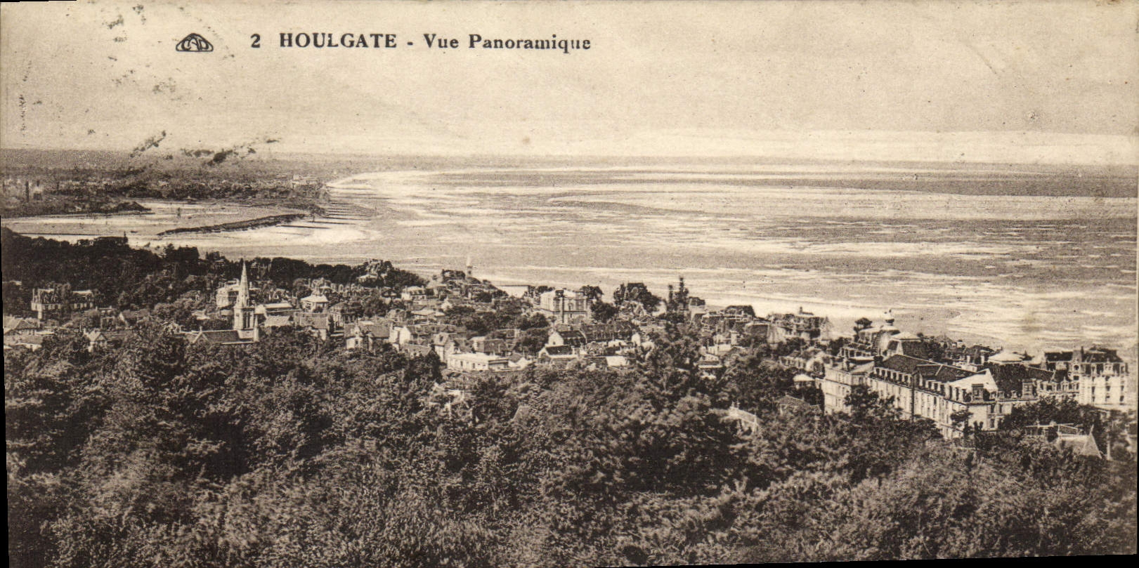 CPA Houlgate Vue Panoramique
