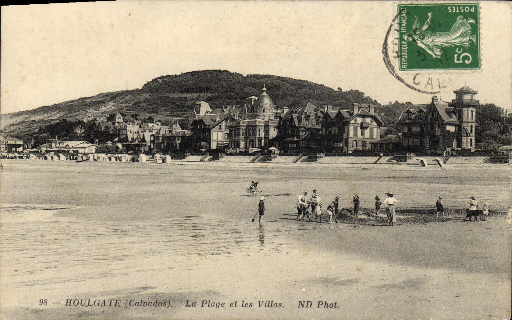 CPA Houlgate La Plage et les Villas 