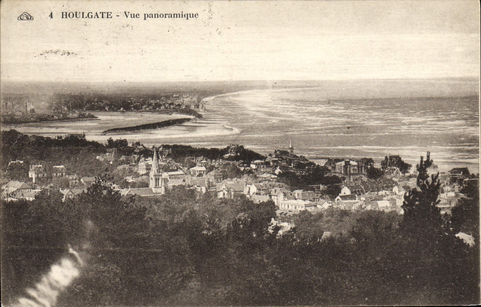 CPA Houlgate Vue panoramique 
