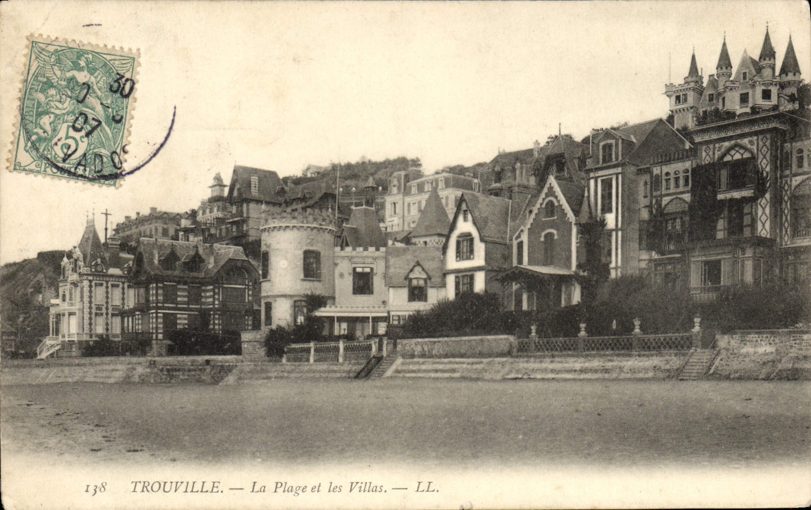 CPA Trouville La Plage et les Villas 