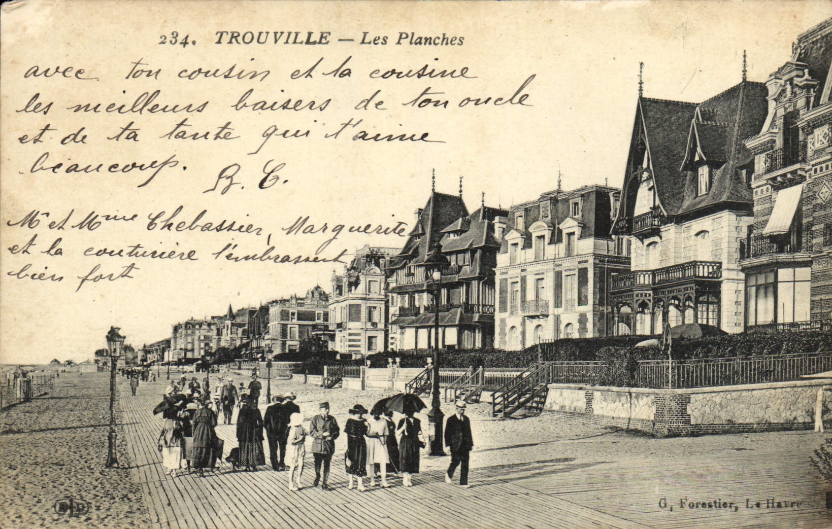 CPA Trouville Les Planches 