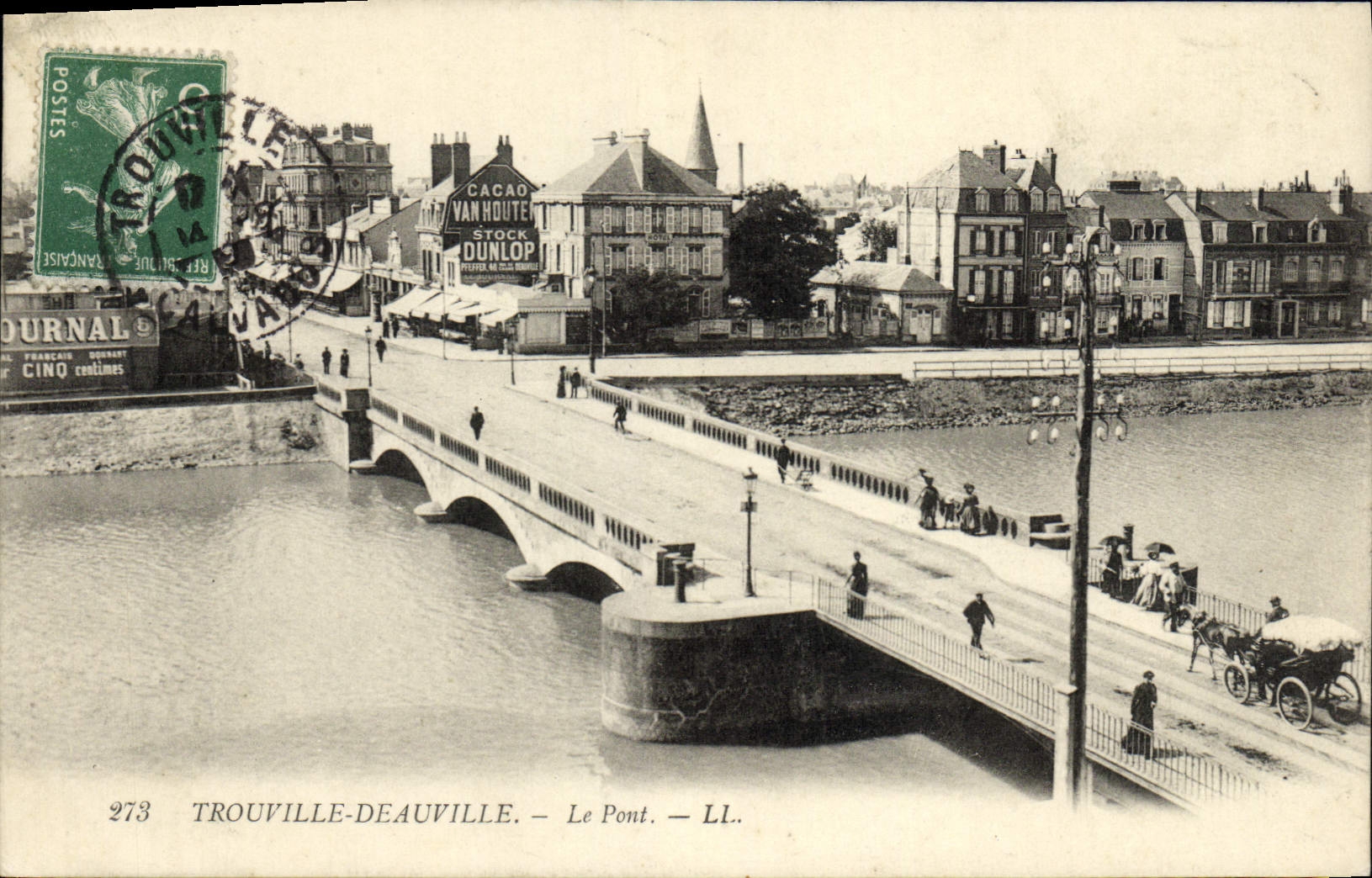 CPA Trouville Deauville Le Pont