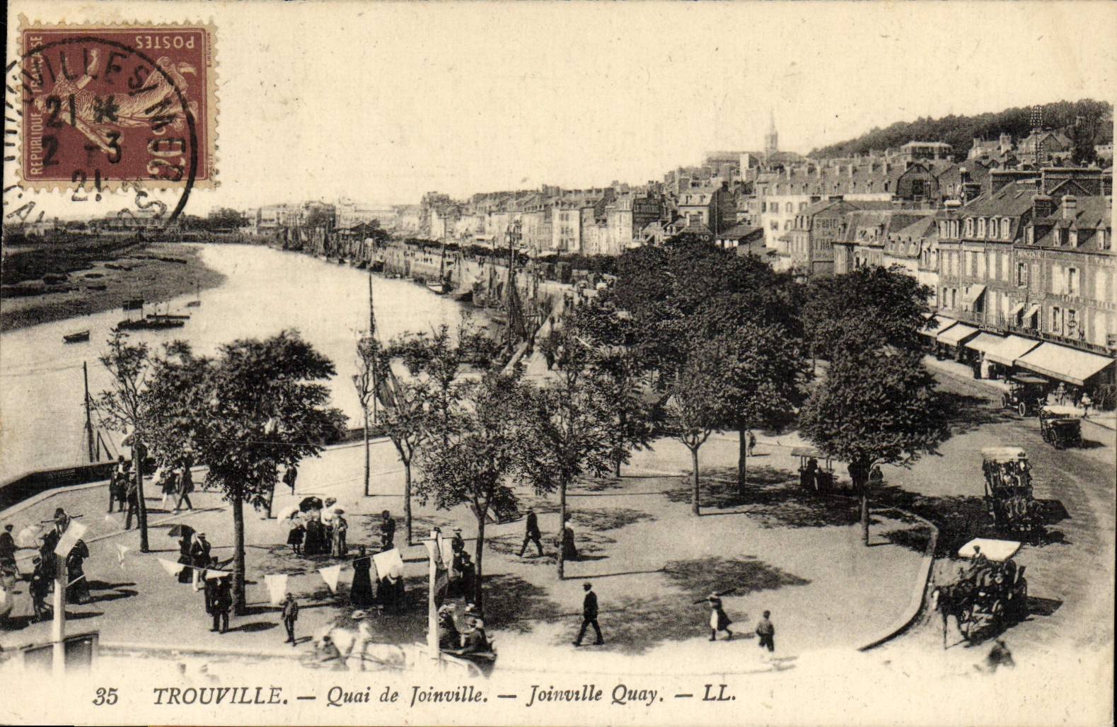 CPA Trouville Quai de Joinville 
