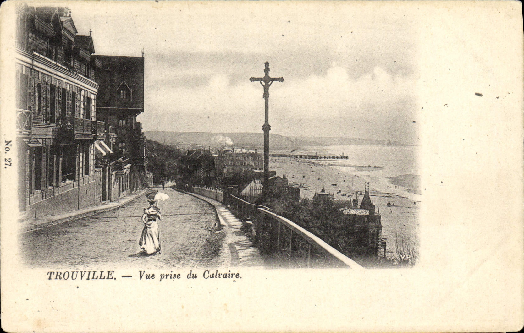 CPA Trouville vue prise du calvaire
