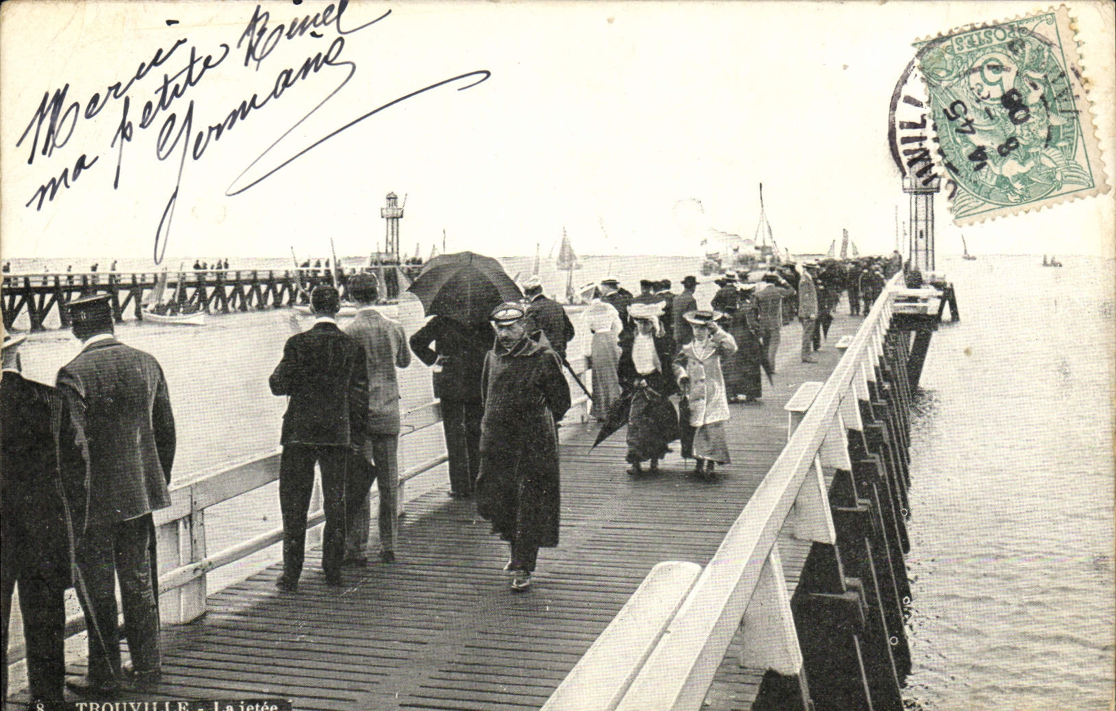 CPA Trouville La jetee