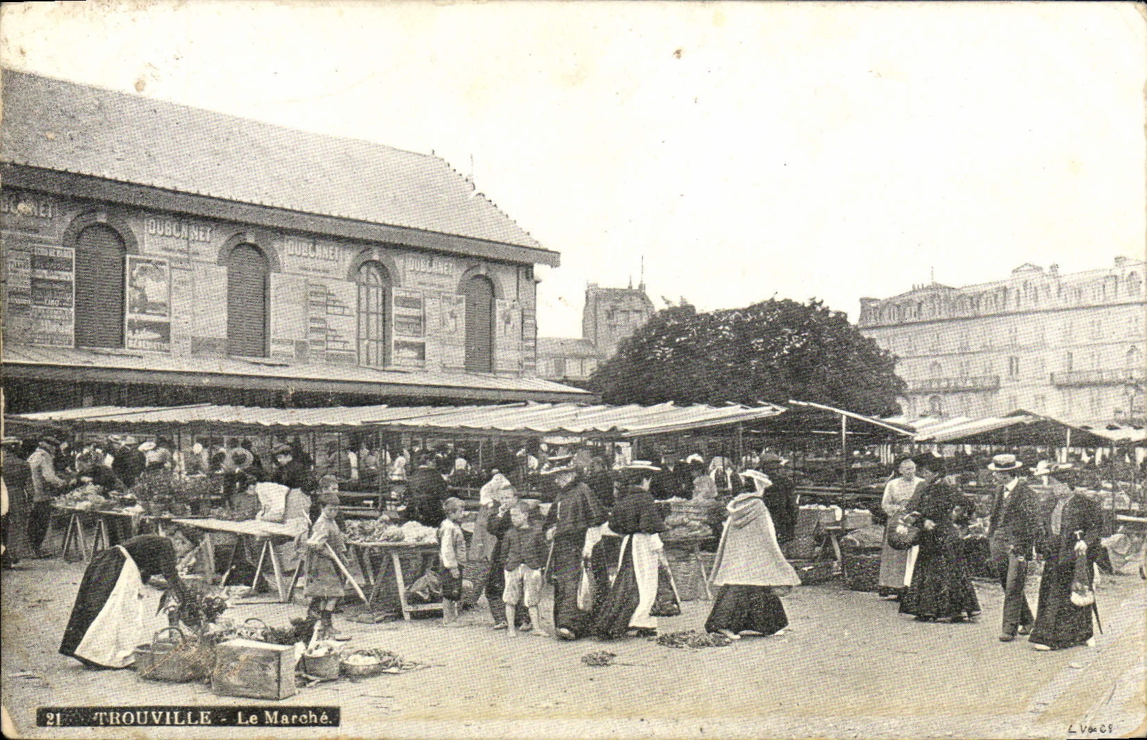 CPA Trouville Le marche