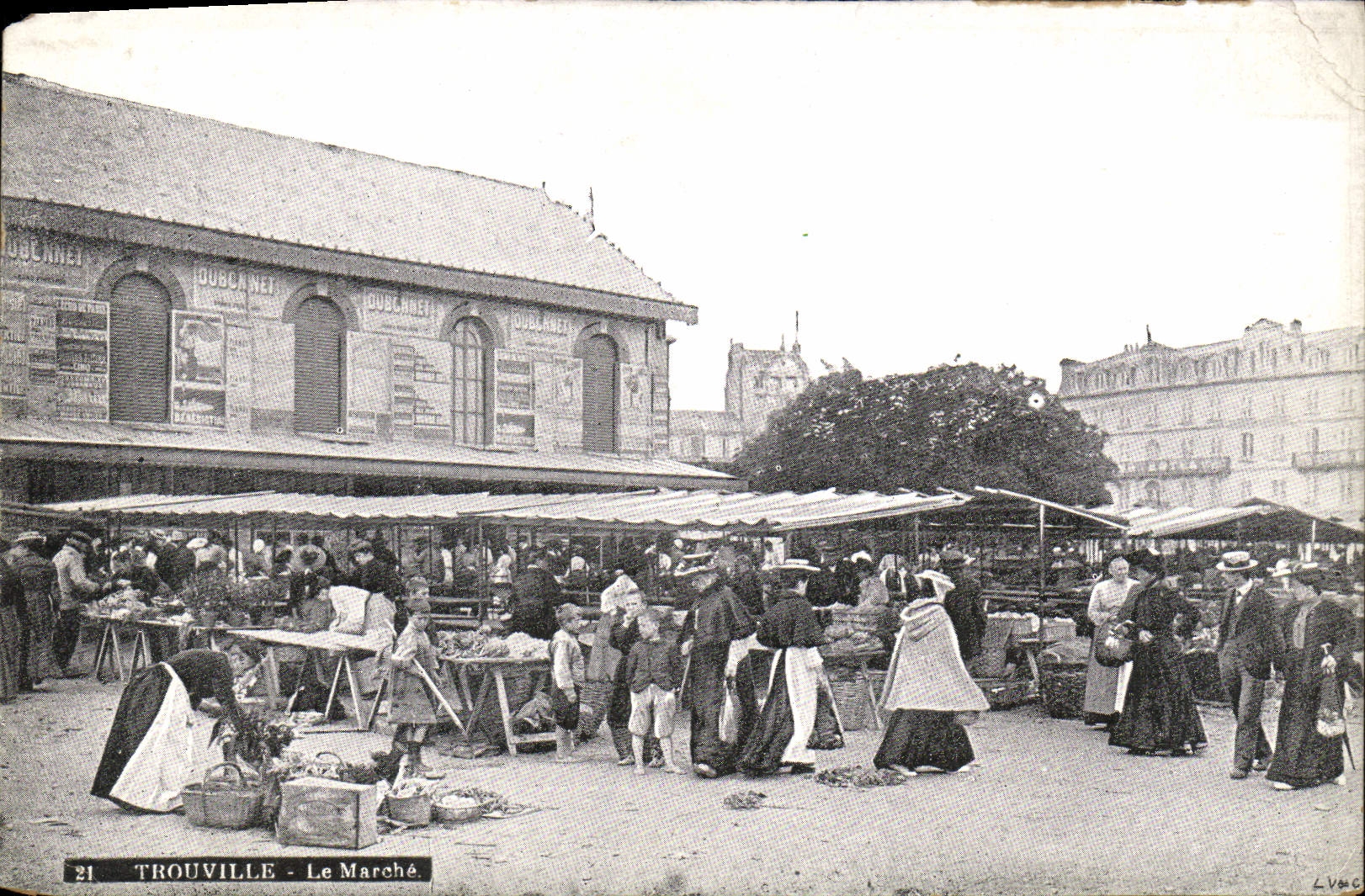 CPA Trouville Le marche