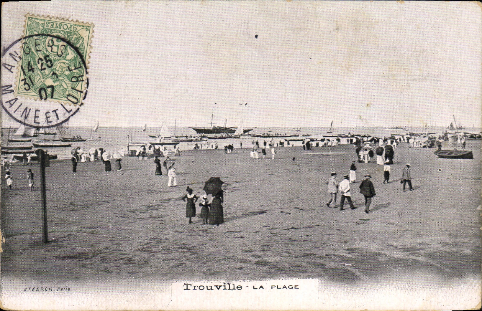 CPA Trouville La plage
