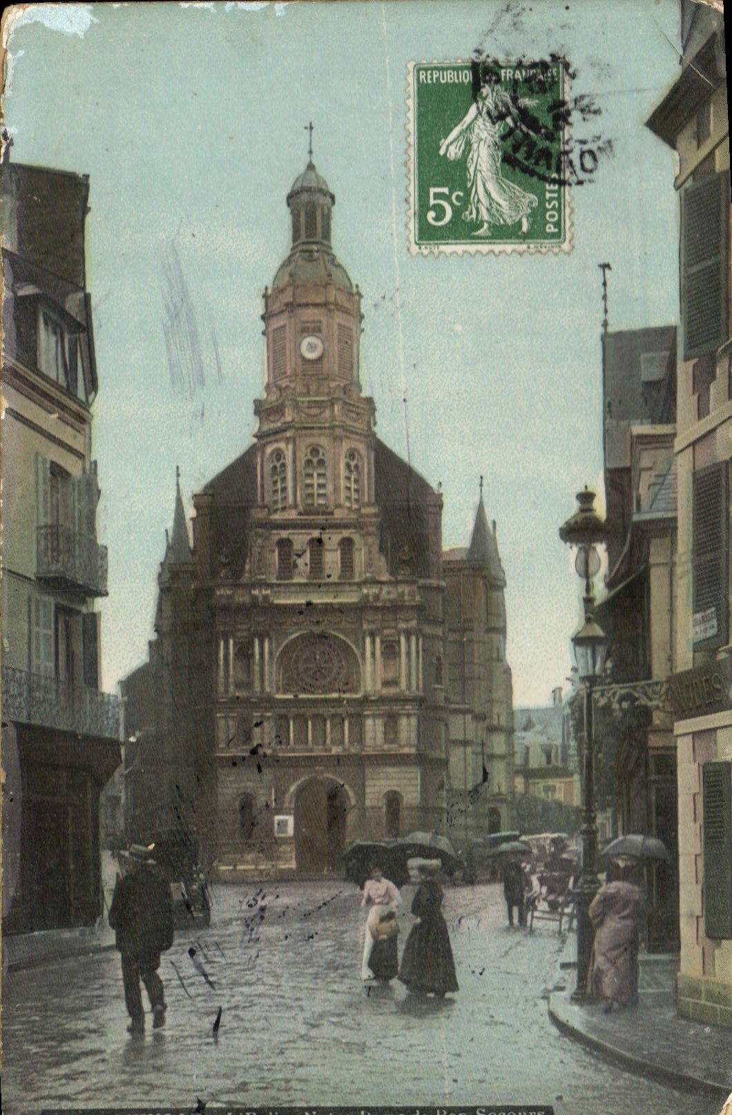 CPA Trouville L'Eglise notre dame de Bon Secours