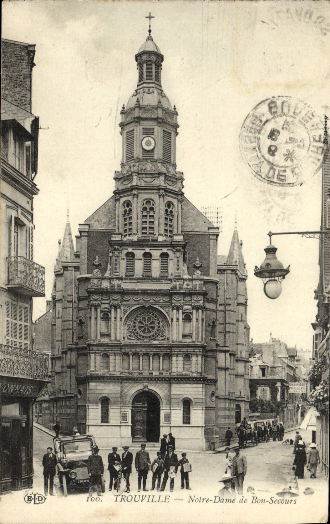VINTAGE POSTCARD Trouville Our lady of good help