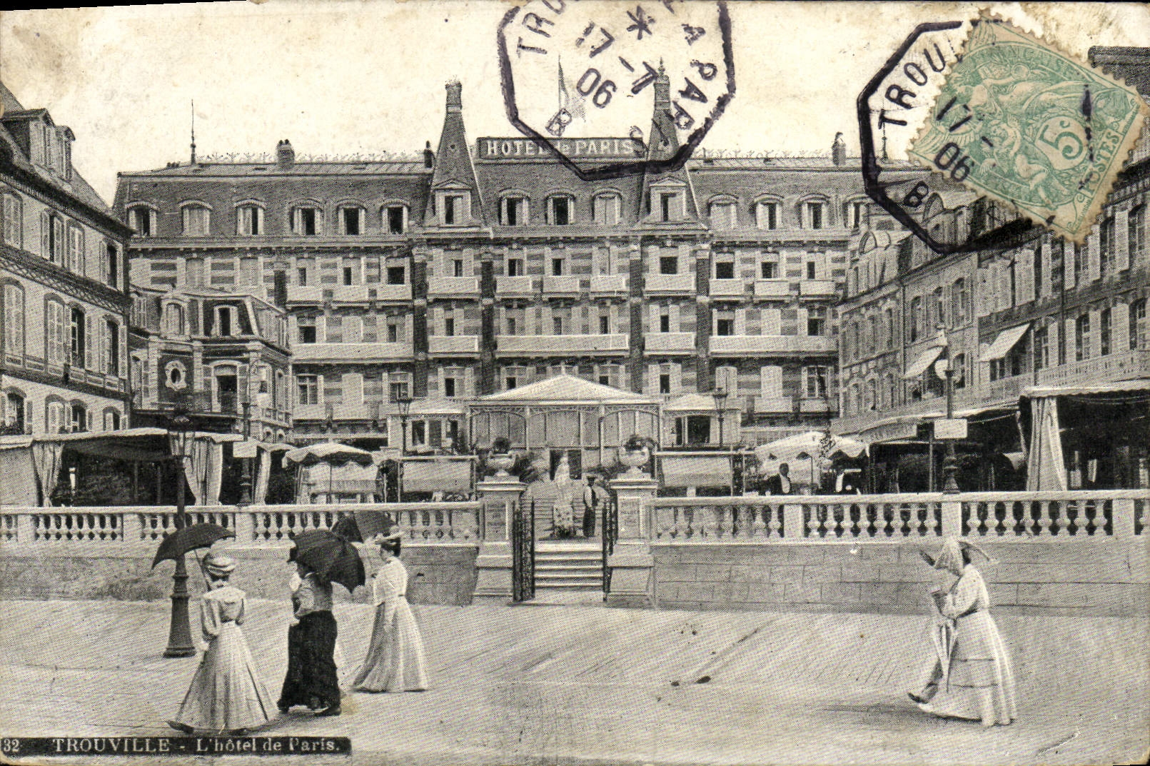 CPA Trouville L'Hotel de Paris