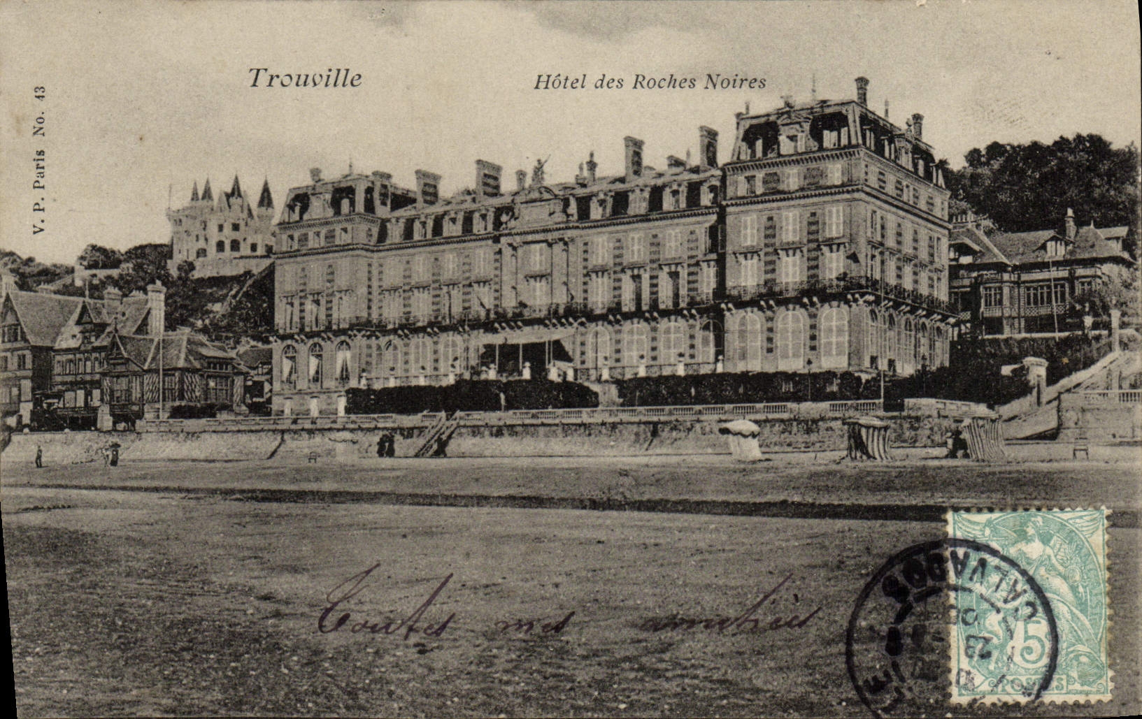 CPA Trouville Hotel des roches noires