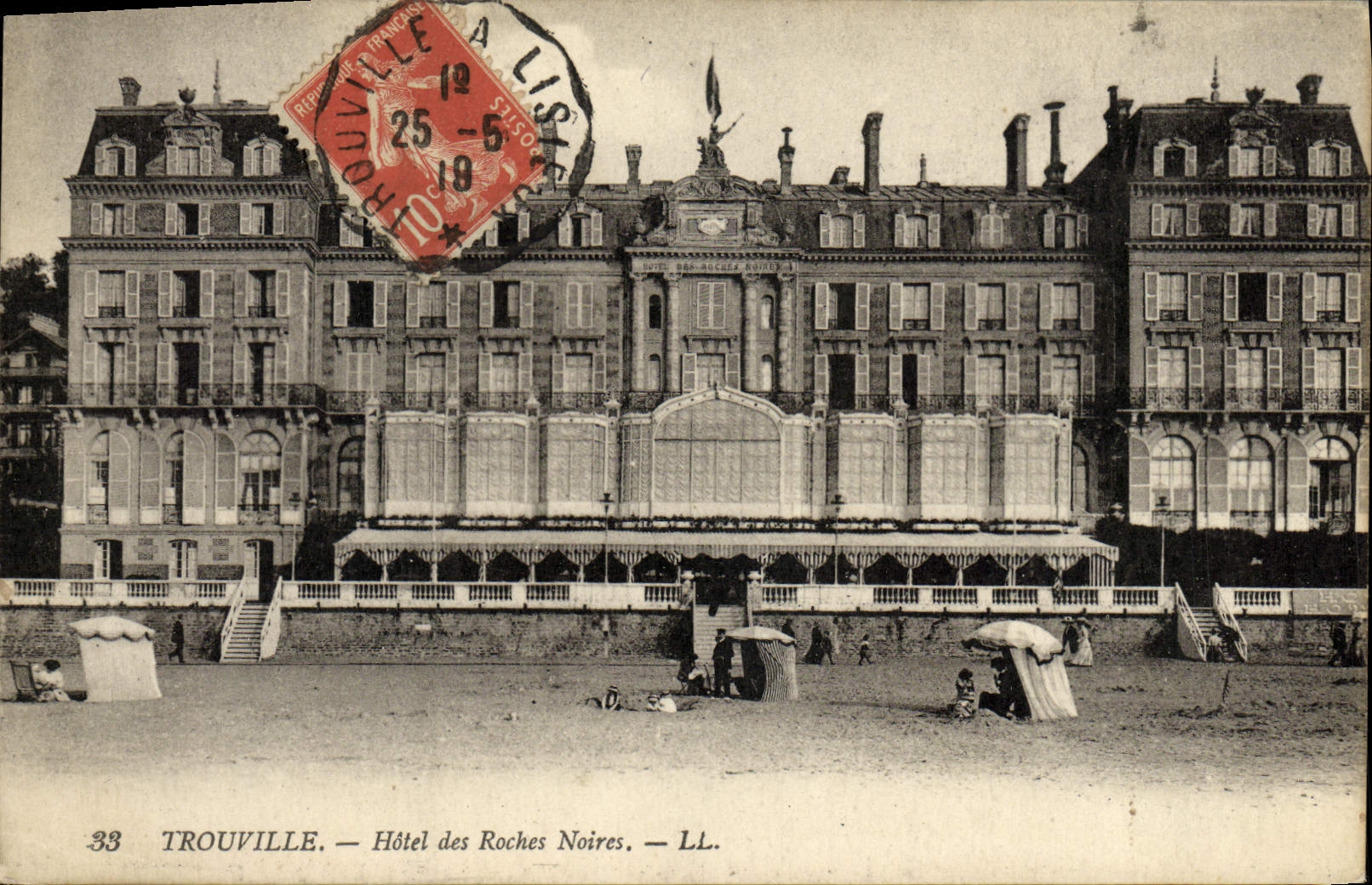 CPA Trouville Hotel des roches noires