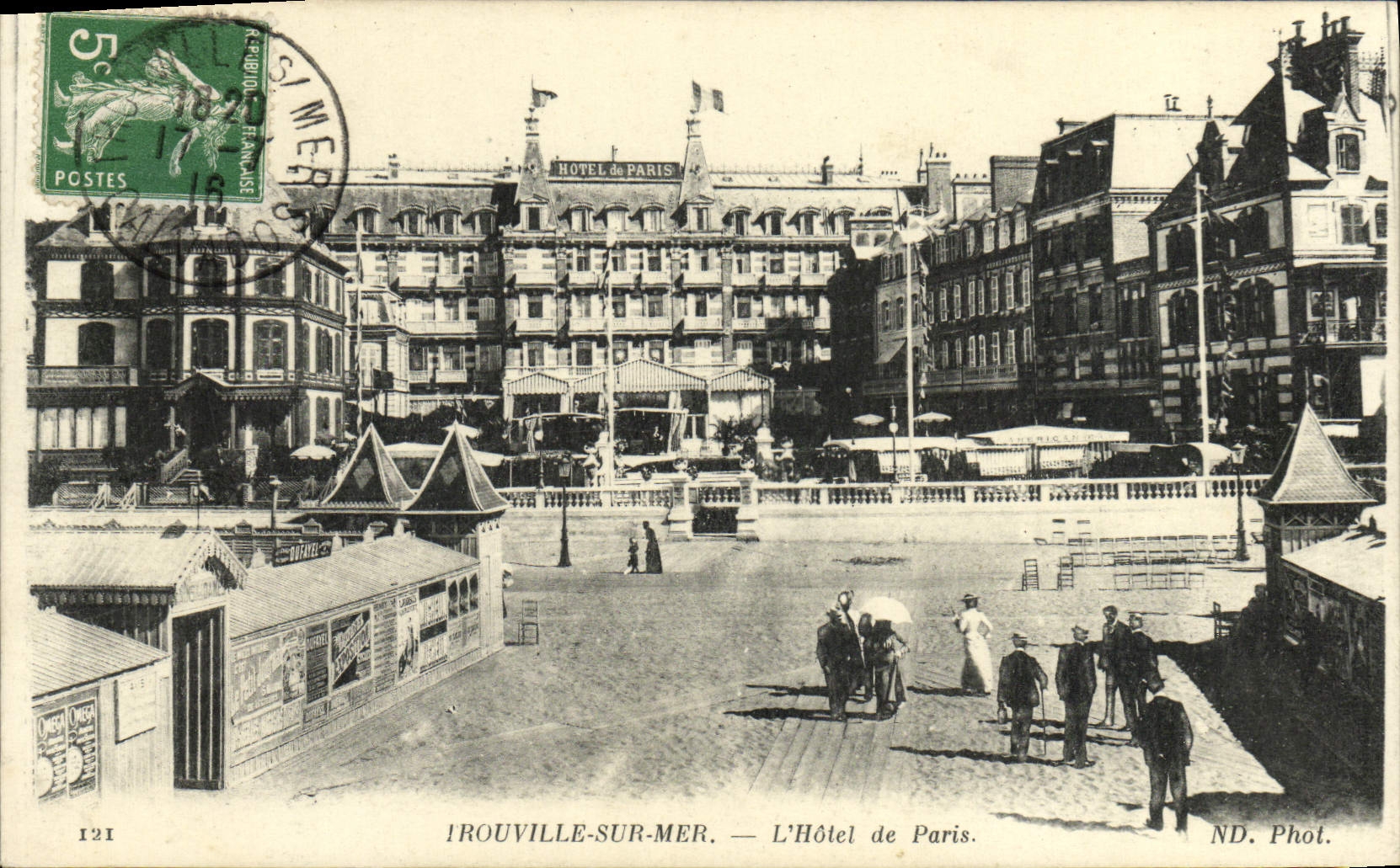 CPA Trouville Sur mer l'hotel de paris