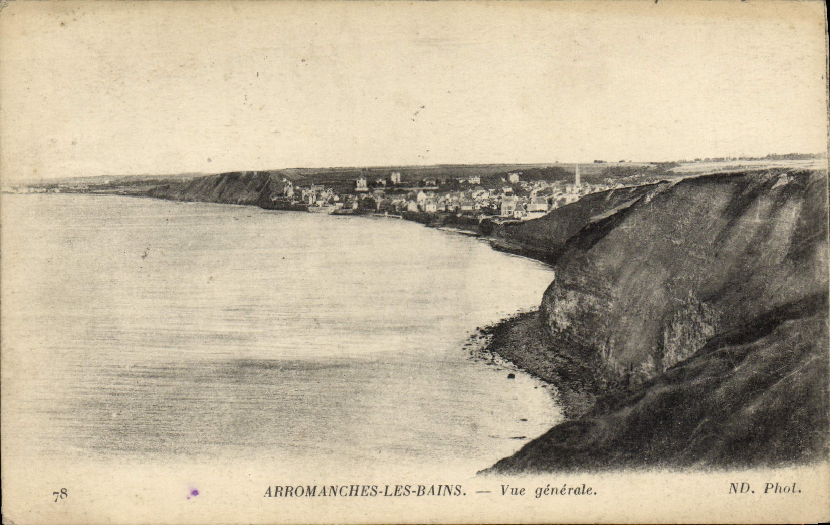 Opinión de los baños de Arromanches de la POSTAL de la VENDIMIA