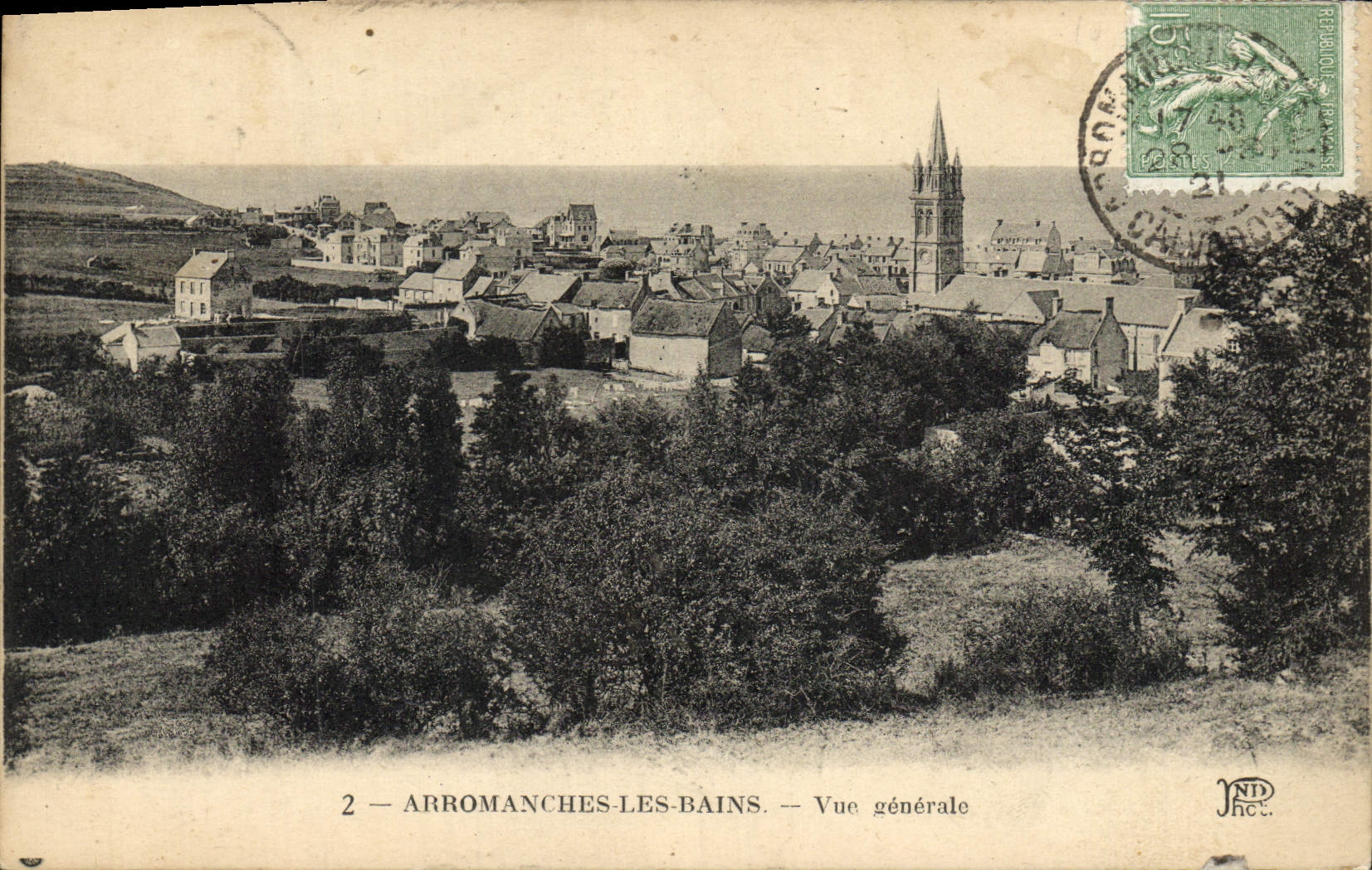CPA Arromanches Les Bains Vue Generale