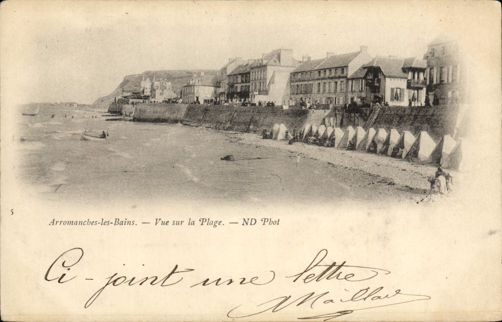 CPA Arromanches Les Bains Vue Sur La Plage