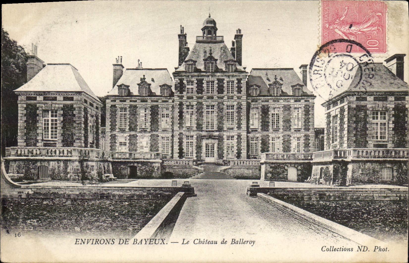 CPA Environs De Bayeux Le Chateau De Balleroy
