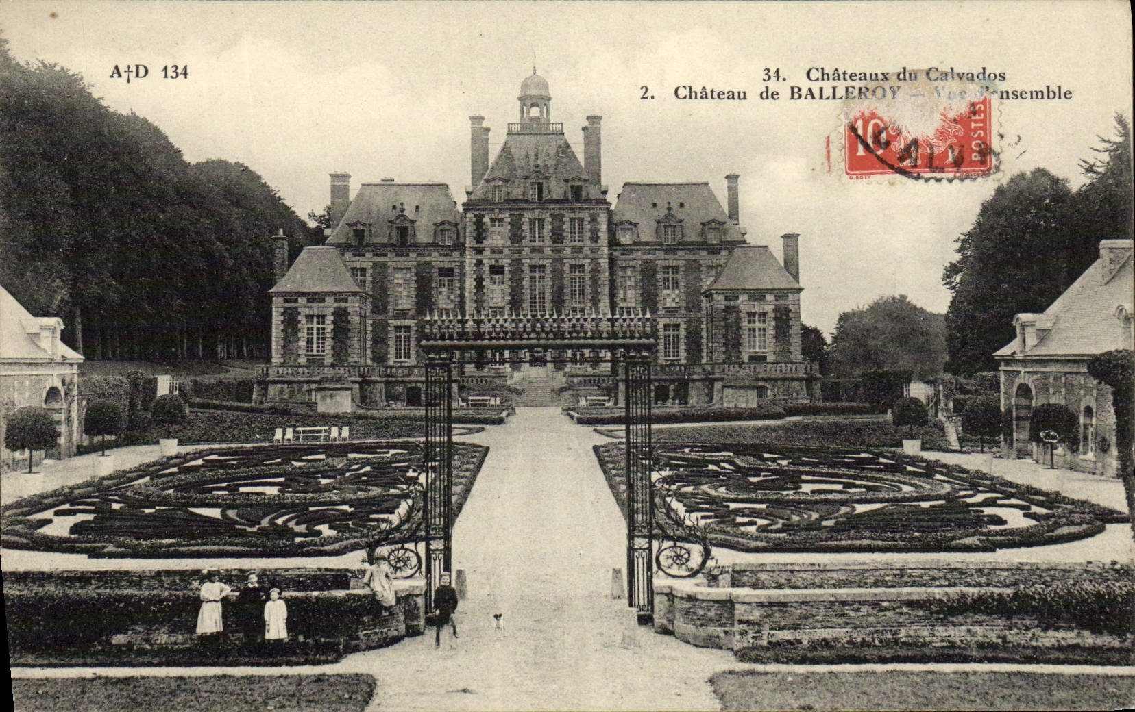 CPA Chateaux Du Calvados Chateau De Balleroy Vue Ensemble
