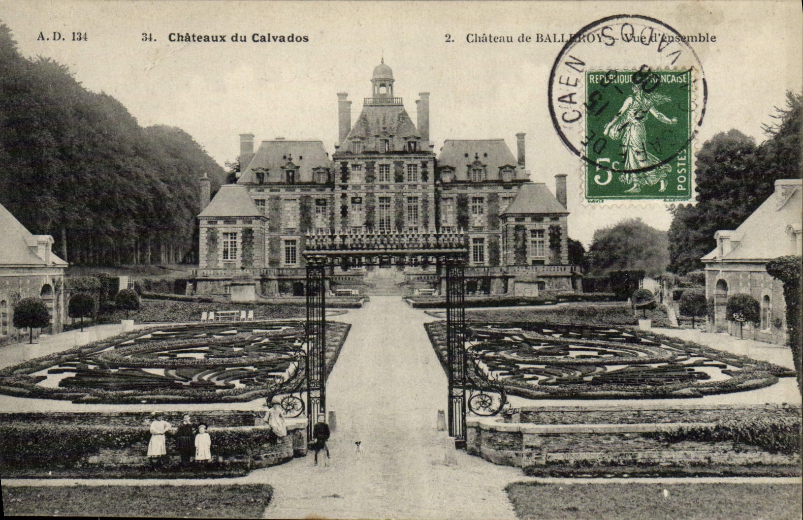 CPA Chateaux Du Calvados Chateau De Balleroy Vue D'Ensemble