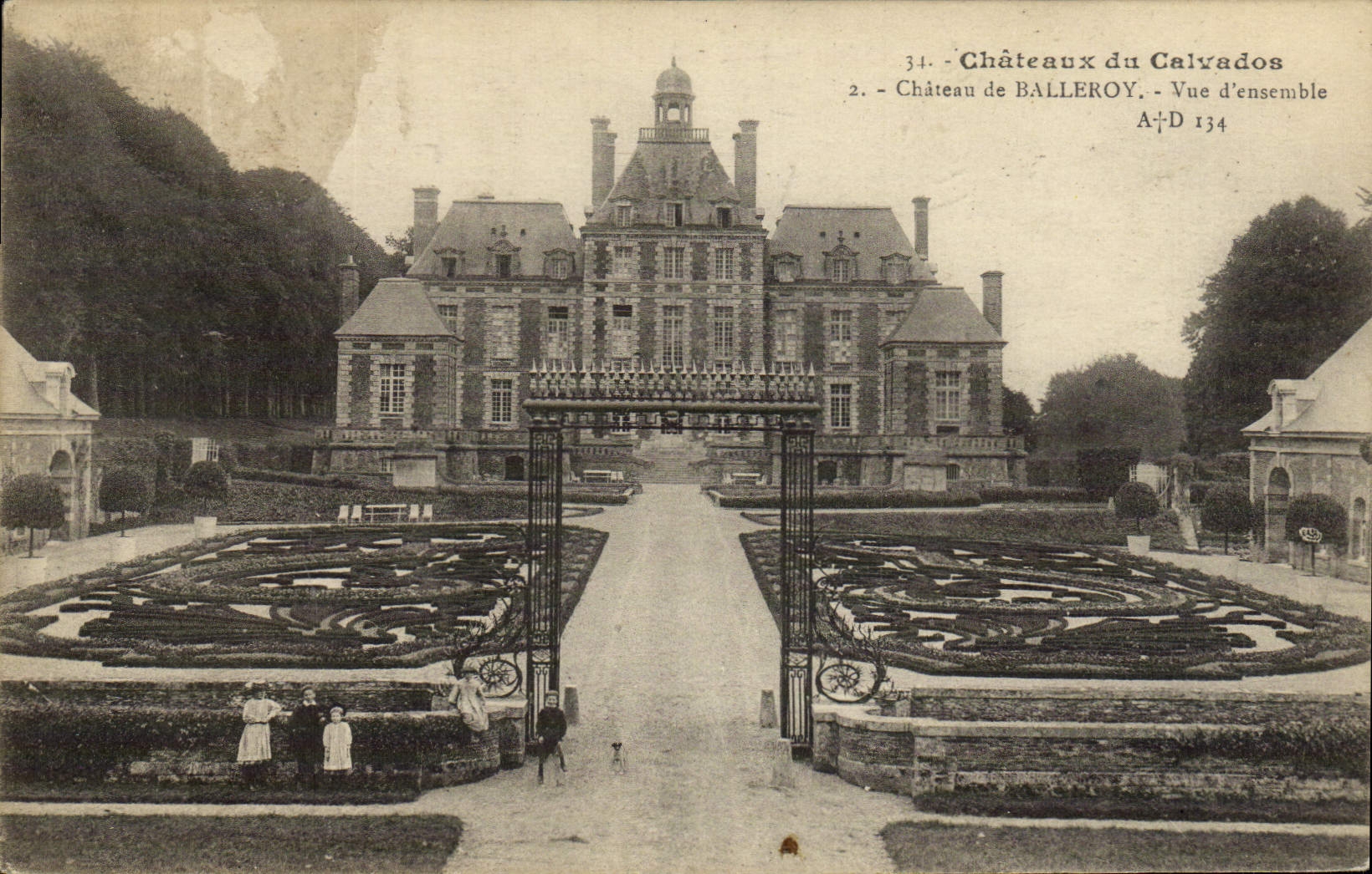 CPA Chateaux Du Calvados Chateau De Balleroy Vue D'Ensemble